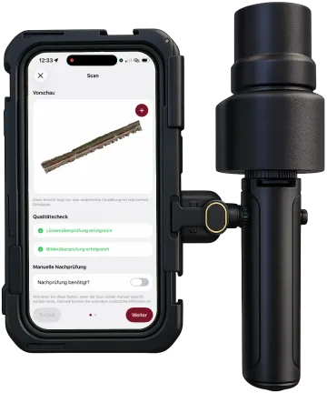 Terrafox App mit 3D-Vorschau auf dem iPhone